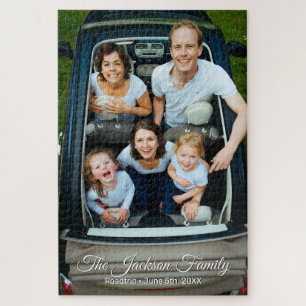 Personalized Portrait The Family Photo Jigsaw Puzzle