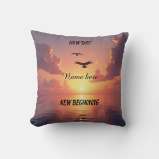Personalized Positive Throw Pillow