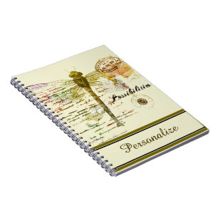 Personalized Possibilities dragonfly Notebook