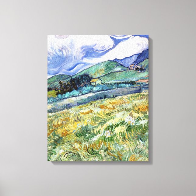 Personalized Post Impressionism Fine Landscape Art Canvas Print (Front)