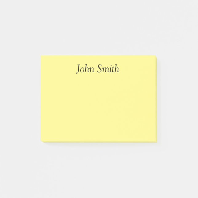 Personalized  post-it notes (Front)
