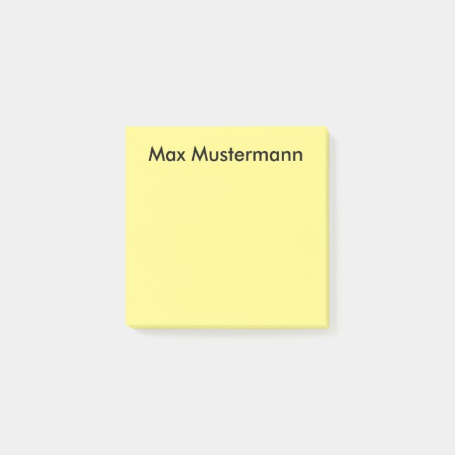 personalized post-it notes (Front)