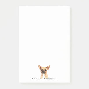 Personalized Post It Notes Chihuahua