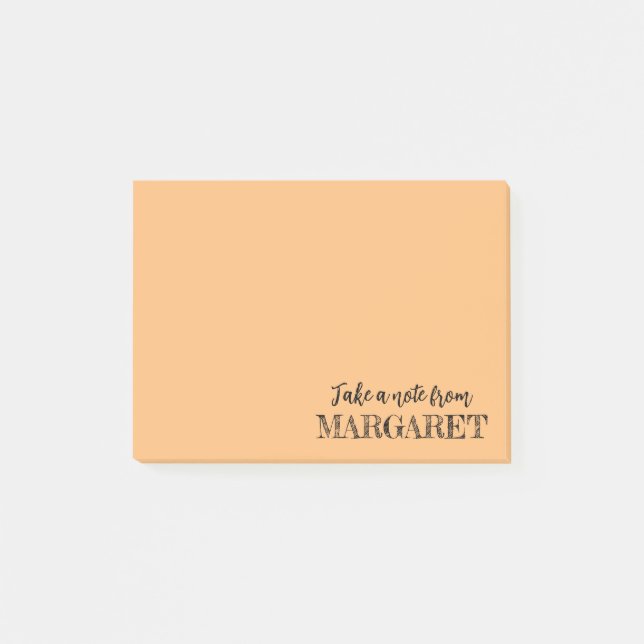 Personalized Post-it® notes in custom colours (Front)