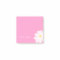 Personalized Post-it® notes Pink with daisy flower