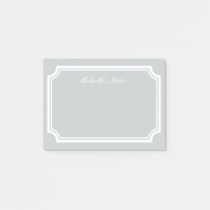 Personalized Post-it® notes with elegant border