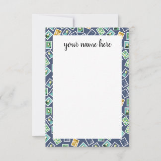 Personalized Postal Worker Note Cards