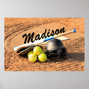 Personalized Poster for Fastpitch Softball Players