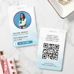 Personalized Practical Nurse ID Badge