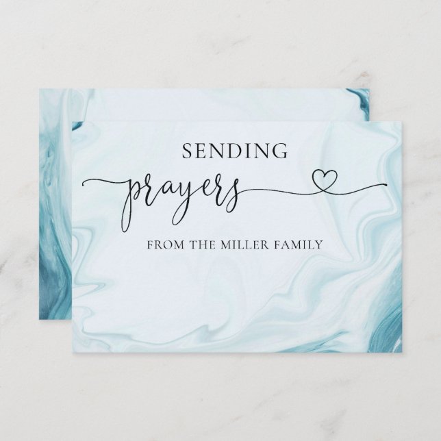 Personalized Prayer Cards with Envelopes (Front/Back)