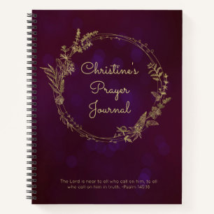 Personalized Prayer Journal