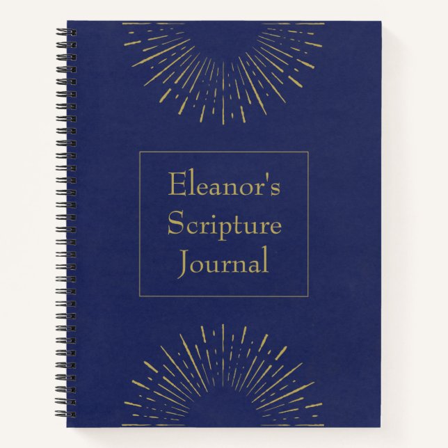 Personalized Prayer or Scripture Journal (Front)