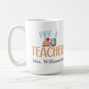 Personalized Pre-K Teacher Appreciation Coffee Mug