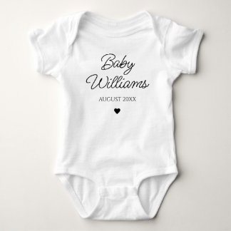 Personalized Pregnancy Announcement Coming Soon Baby Bodysuit