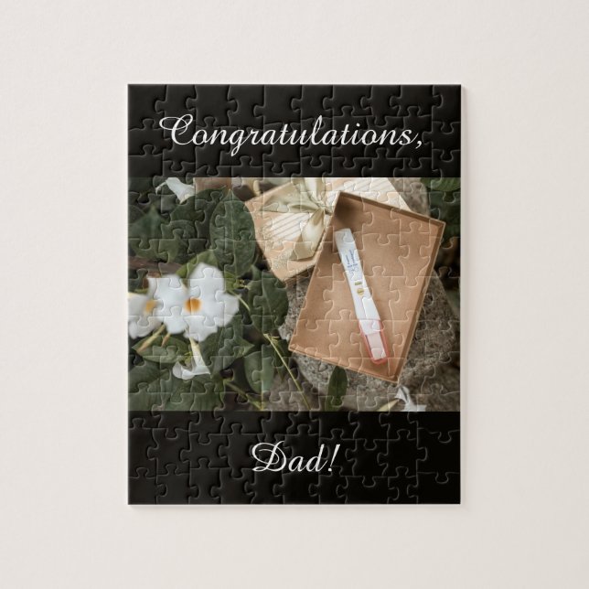 Personalized Pregnancy Announcement Puzzle (Vertical)