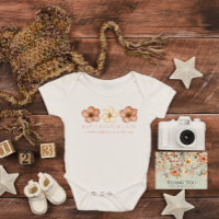 Personalized Pregnancy Announcement Wildflower