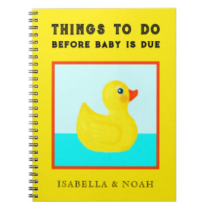 Personalized Pregnancy Gift Notebook