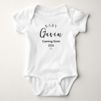 Personalized Pregnancy Reveal Announcement