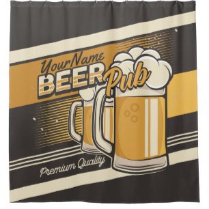 Personalized Premium Cold Beer Mug Pub Bar 