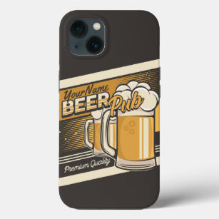 Personalized Premium Cold Beer Mug Pub Bar  iPhone 13 Case