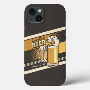 Personalized Premium Cold Beer Mug Pub Bar iPhone 13 Case