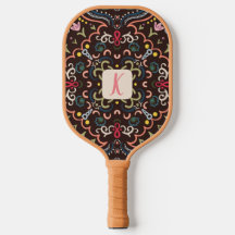 Personalized Preppy Retro Pickleball Paddle