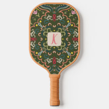 Personalized Preppy Retro Pickleball Paddle