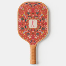 Personalized Preppy Retro Pickleball Paddle