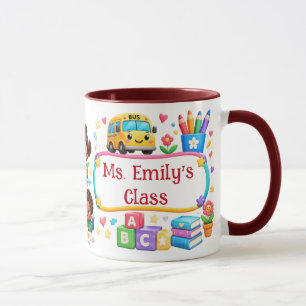 Personalized Preschool Teacher Class Mug