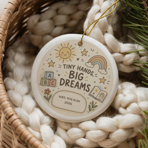 Personalized Preschool Teacher Ornament