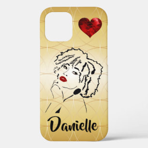 Personalized Pretty African Woman iPhone 12 Case