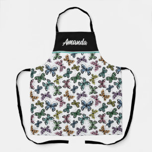 Personalized Pretty Butterfly Apron