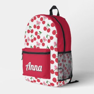 Personalized Pretty Colourful Modern Girly Fruit Printed Backpack