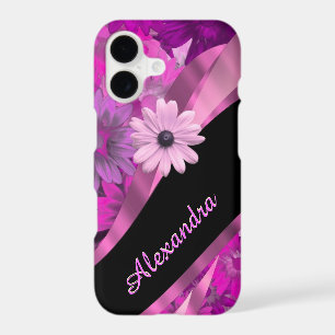 Personalized pretty pink floral pattern