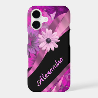Personalized pretty pink floral pattern