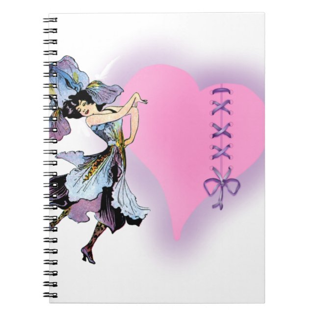 Personalized pretty pink gift ideas for girls notebook (Front)