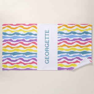 Personalized Pride Beach Towel