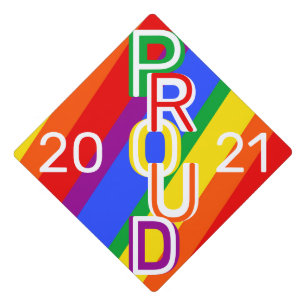Personalized Pride Graduation Cap Topper