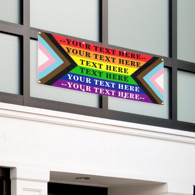 Personalized Pride Parade and Wall Banner (Outside Building)