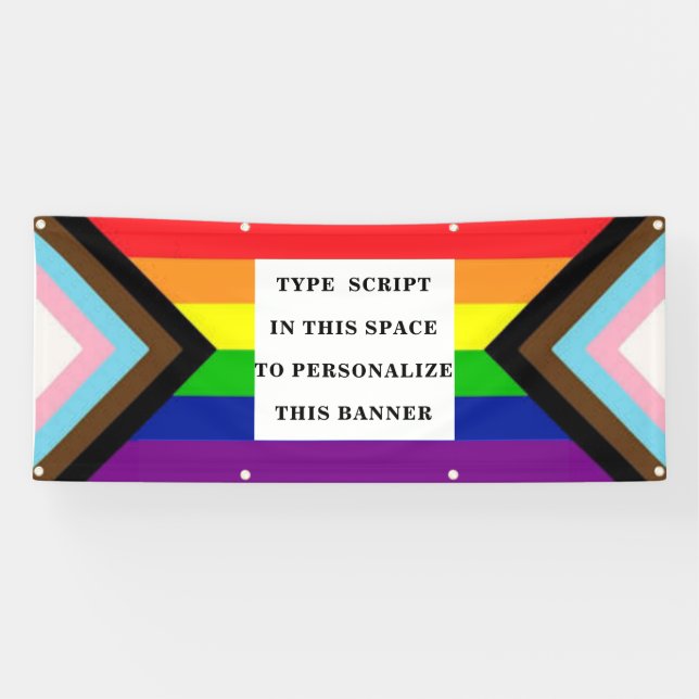 Personalized Pride Parade and Wall Banner (Horizontal)