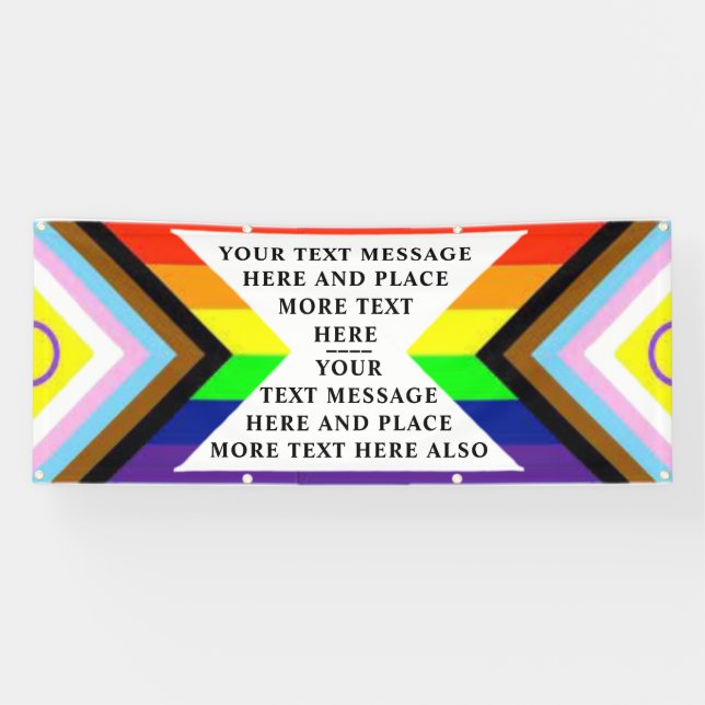 Personalized Pride Parade and Wall Banner 2 (Horizontal)