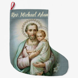 Personalized Priest Christmas Stocking