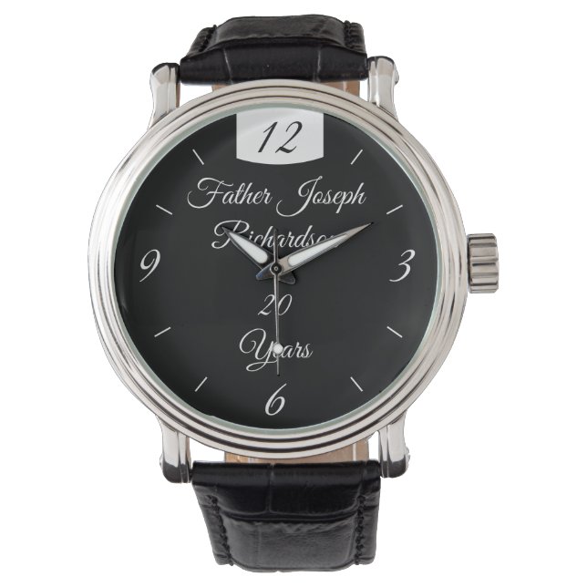 Personalized Priestly Ordination Anniversary Watch (Front)