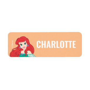 Personalized Princess Ariel Back to School Labels