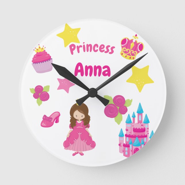 Personalized princess clock (Front)