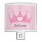 Personalized Princess Crown Night Light / Pink