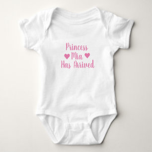 Personalized Princess Has Arrived Bodysuit