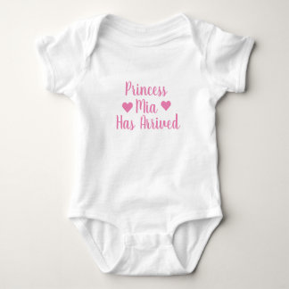 Personalized Princess Has Arrived Bodysuit