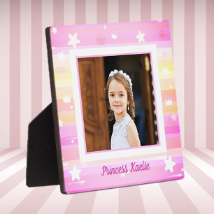 Personalized Princess Photo tabletop Plaque