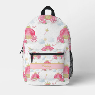 Personalized Princess Printed Backpack